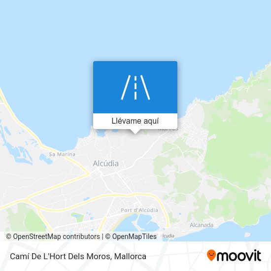 Mapa Camí De L'Hort Dels Moros