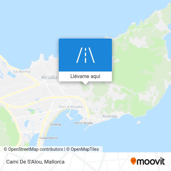 Mapa Camí De S'Alou