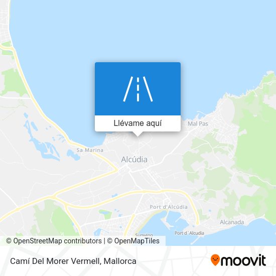 Mapa Camí Del Morer Vermell
