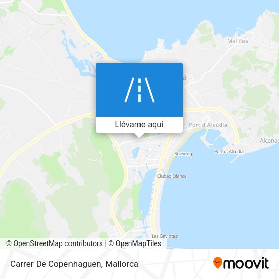 Mapa Carrer De Copenhaguen