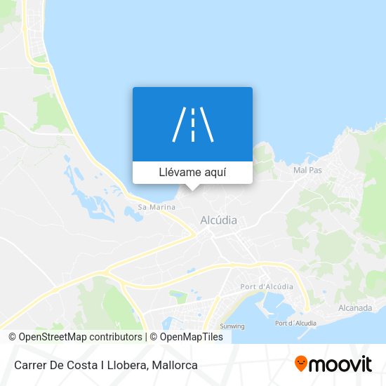 Mapa Carrer De Costa I Llobera