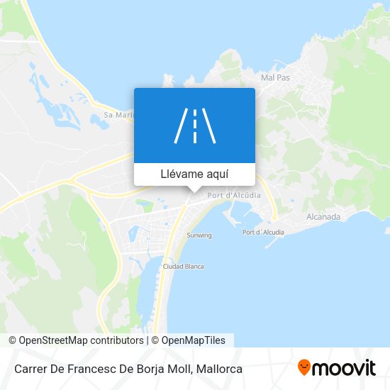 Mapa Carrer De Francesc De Borja Moll