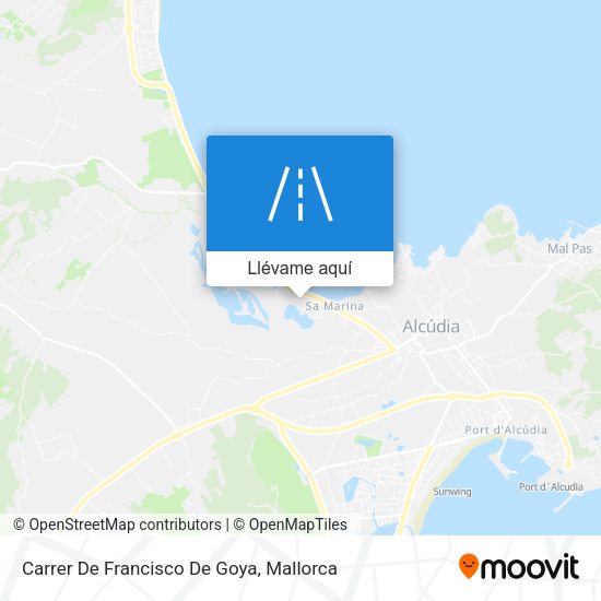 Mapa Carrer De Francisco De Goya