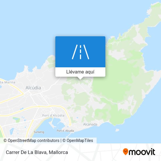 Mapa Carrer De La Blava
