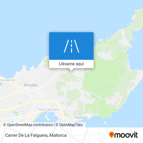 Mapa Carrer De La Falguera