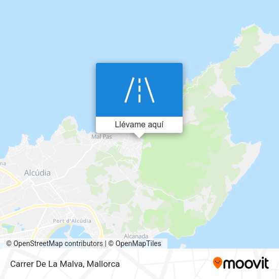 Mapa Carrer De La Malva