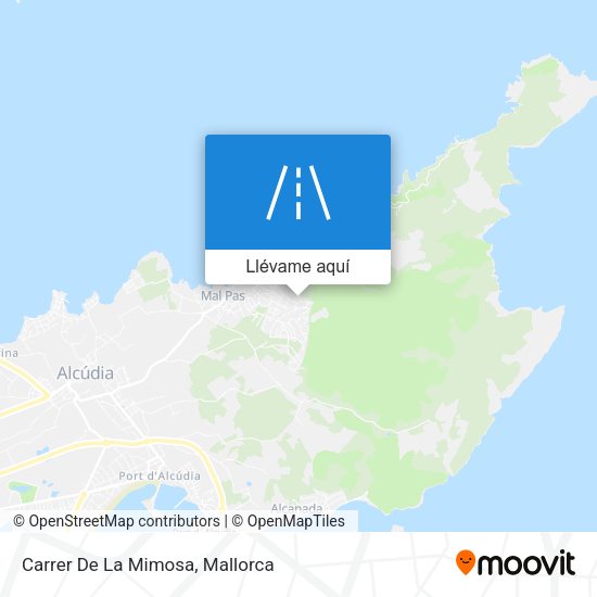Mapa Carrer De La Mimosa