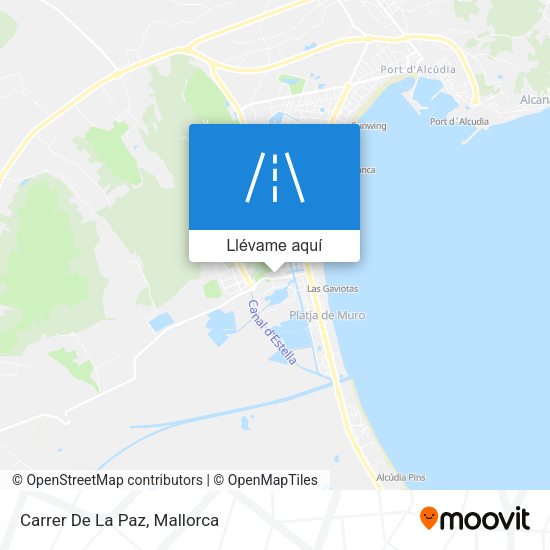 Mapa Carrer De La Paz