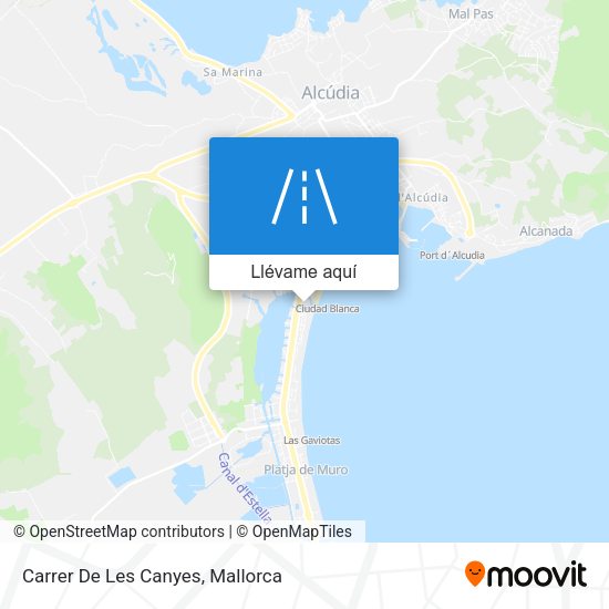 Mapa Carrer De Les Canyes