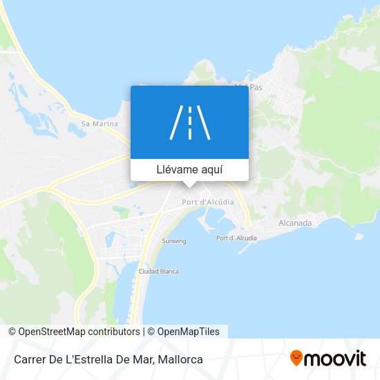 Mapa Carrer De L'Estrella De Mar