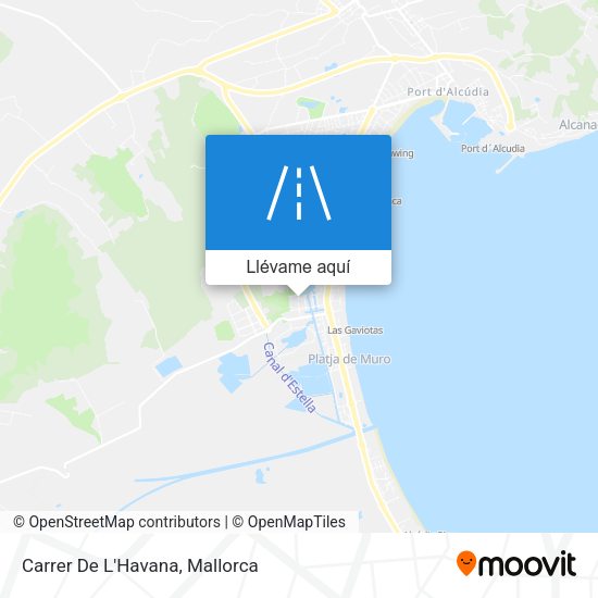 Mapa Carrer De L'Havana
