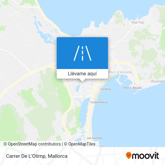 Mapa Carrer De L'Olimp