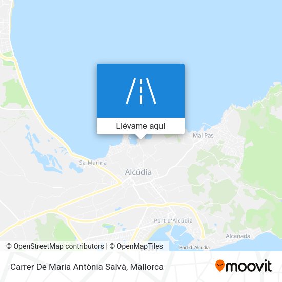 Mapa Carrer De Maria Antònia Salvà