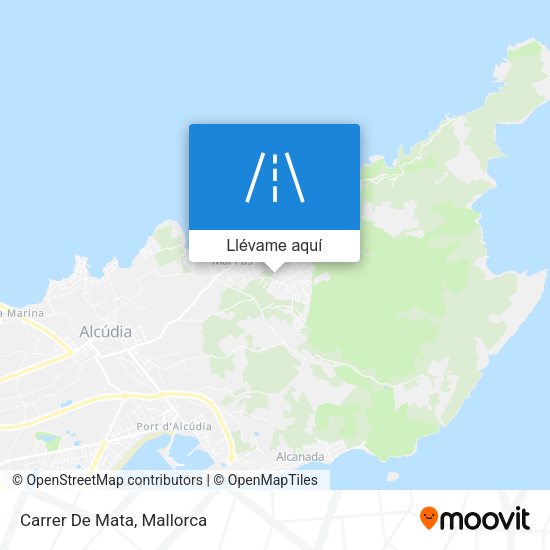Mapa Carrer De Mata