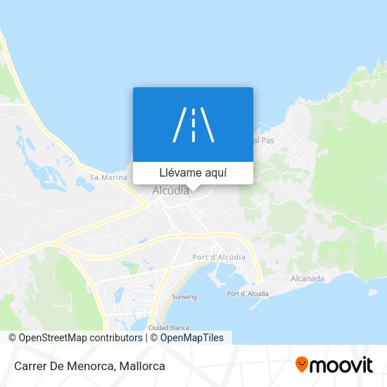 Mapa Carrer De Menorca