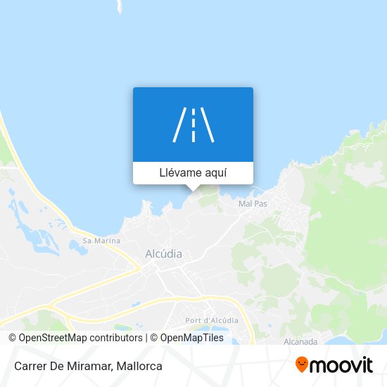 Mapa Carrer De Miramar