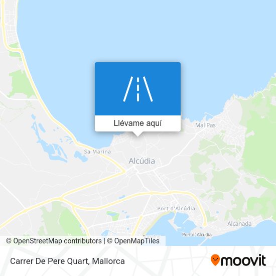 Mapa Carrer De Pere Quart