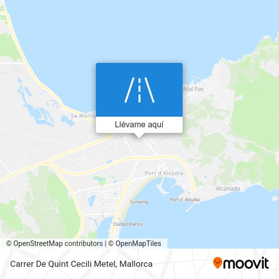 Mapa Carrer De Quint Cecili Metel