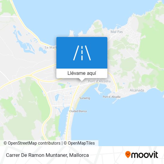 Mapa Carrer De Ramon Muntaner