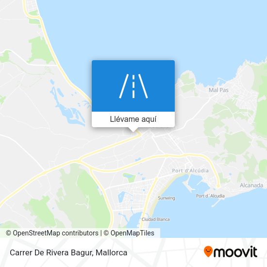 Mapa Carrer De Rivera Bagur