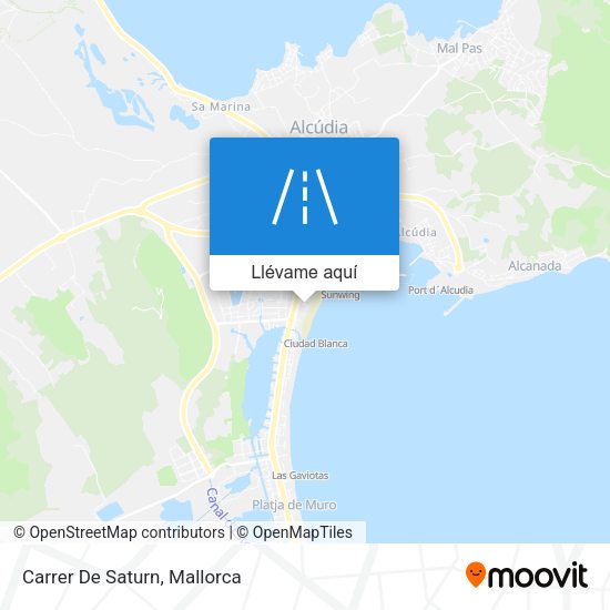 Mapa Carrer De Saturn