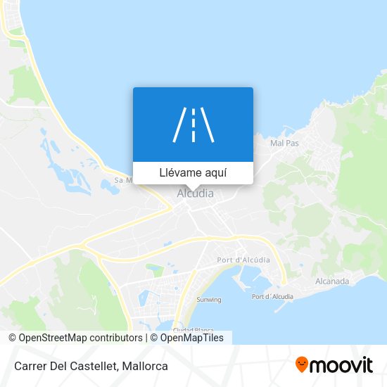 Mapa Carrer Del Castellet