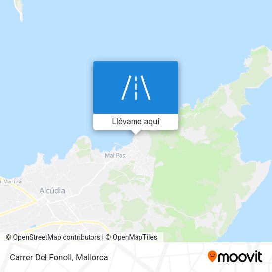 Mapa Carrer Del Fonoll