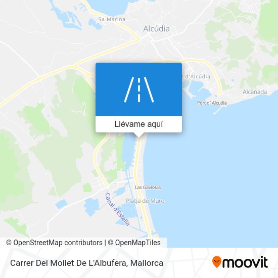 Mapa Carrer Del Mollet De L'Albufera