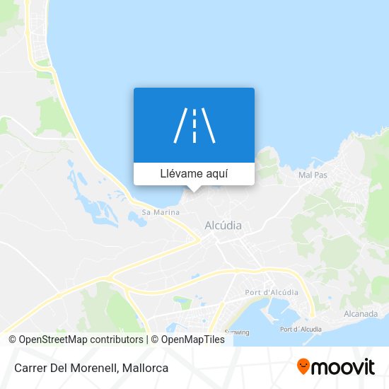 Mapa Carrer Del Morenell