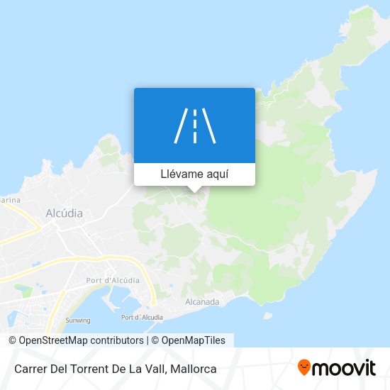 Mapa Carrer Del Torrent De La Vall