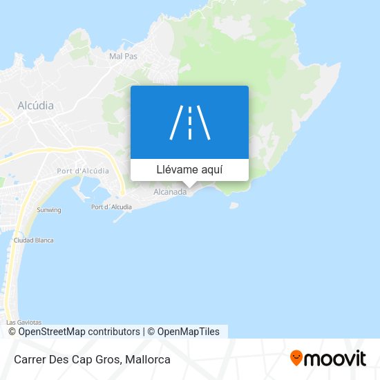 Mapa Carrer Des Cap Gros