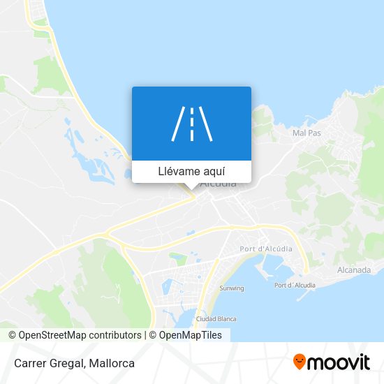 Mapa Carrer Gregal