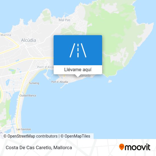 Mapa Costa De Cas Caretlo