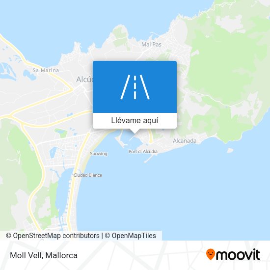 Mapa Moll Vell
