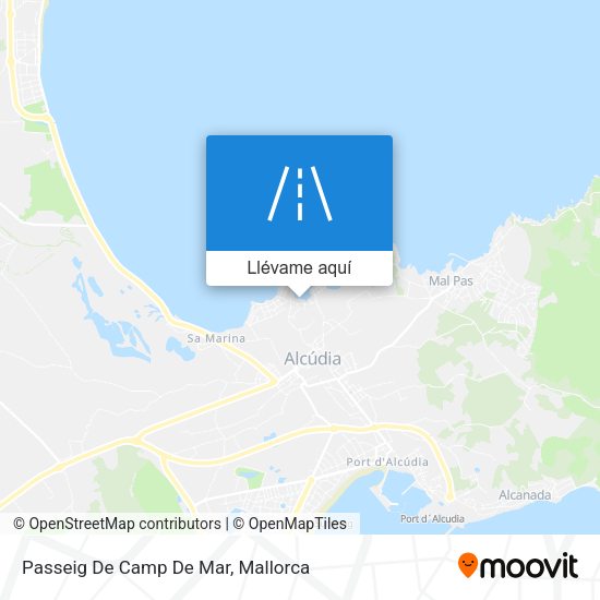 Mapa Passeig De Camp De Mar