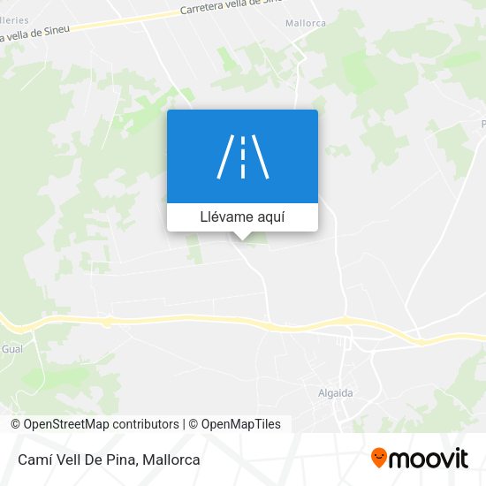 Mapa Camí Vell De Pina