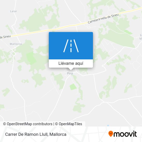 Mapa Carrer De Ramon Llull