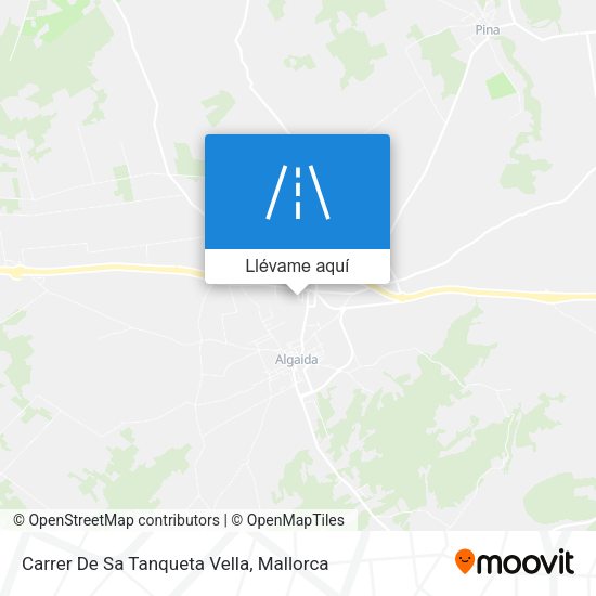 Mapa Carrer De Sa Tanqueta Vella