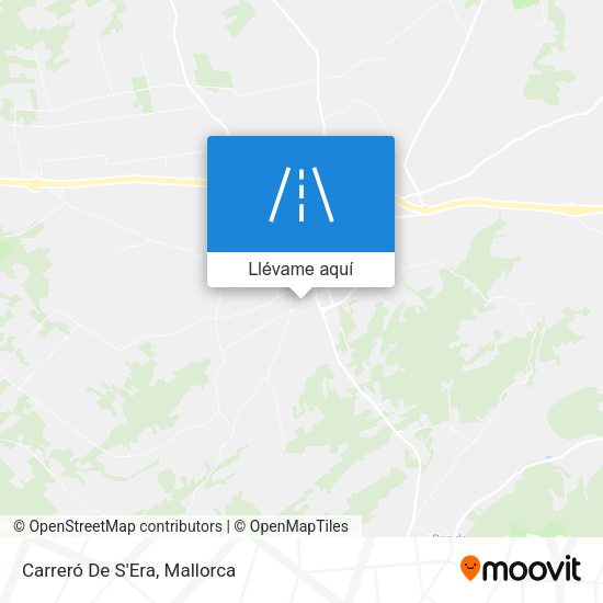 Mapa Carreró De S'Era