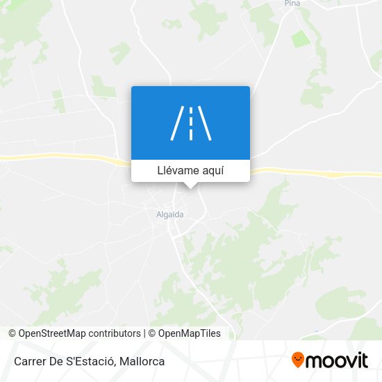 Mapa Carrer De S'Estació