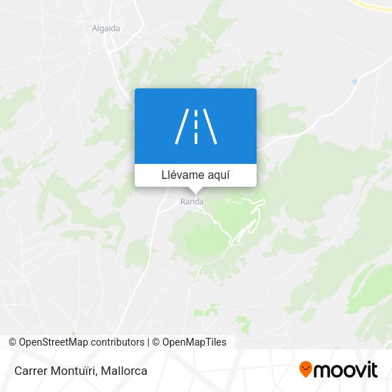 Mapa Carrer Montuïri