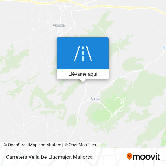 Mapa Carretera Vella De Llucmajor