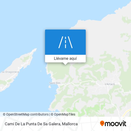 Mapa Camí De La Punta De Sa Galera