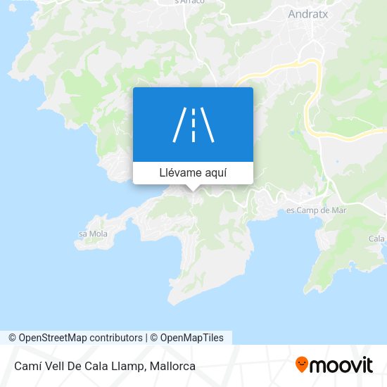 Mapa Camí Vell De Cala Llamp