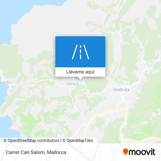 Mapa Carrer Can Salom