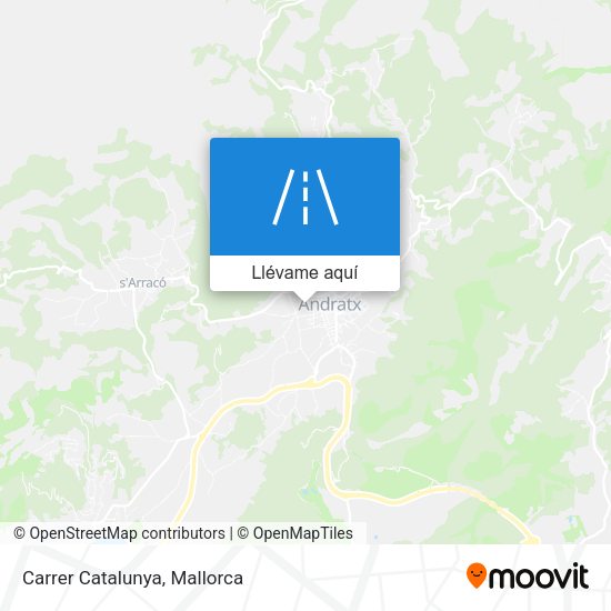Mapa Carrer Catalunya