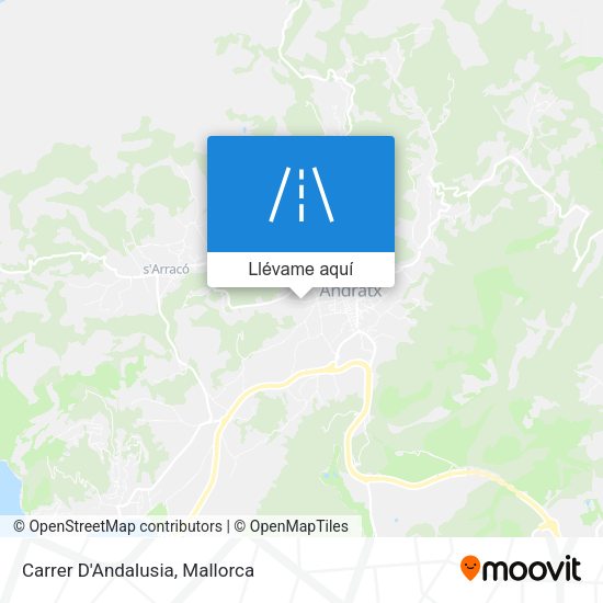 Mapa Carrer D'Andalusia
