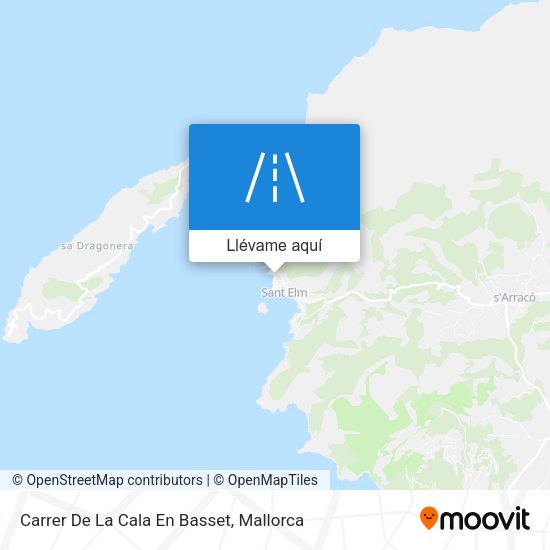Mapa Carrer De La Cala En Basset