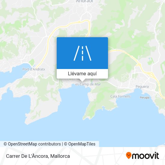 Mapa Carrer De L'Àncora