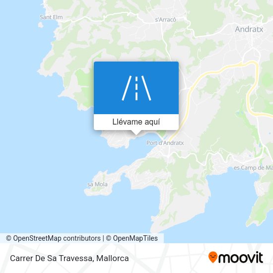 Mapa Carrer De Sa Travessa